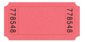 Roll Tickets: Case of 40 Single Rolls, Pink, 2,000 Individually Numbered Tickets main image